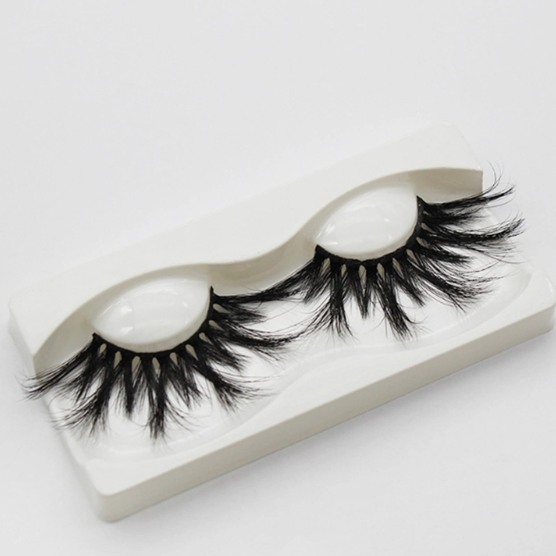 Custom Label Real Hair Luxury 25mm Curler Lashes 3D Mink False Eyelashes