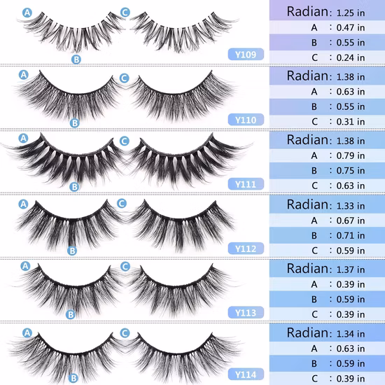 Real Faux Mink Lash Extensions 5D Fluffy Vegan Mink Cotton 3D Natural Eyelash