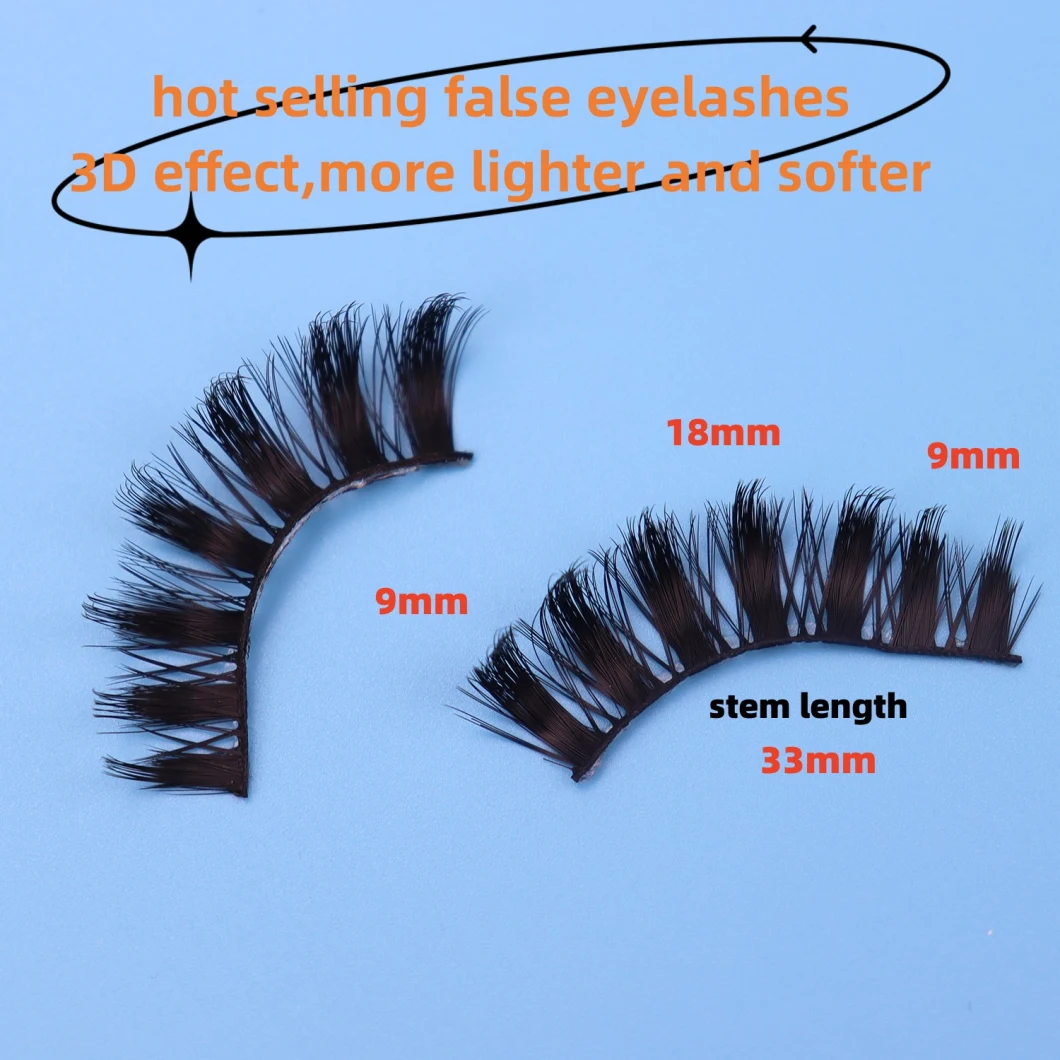 False Eyelashes Full Strip Eye Lashes Empty Box 18 20 22 25mm Faux Mink Eyelash Custom Packaging Box Popular Eyelash