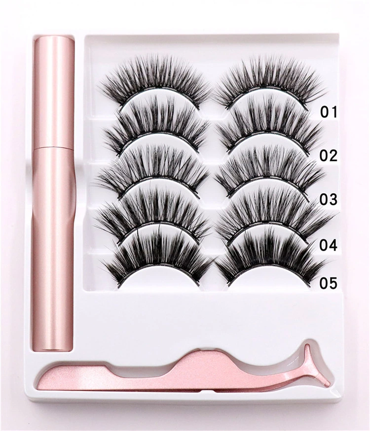 Newest Magnetic Eyelashes and Magnetic Eyeliner Kit with 10 Pairs Magnetic Eyelashes